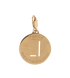 Fendi Bag Identification Charm-L, back view